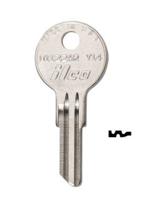 ILCO Yale Nickel Plated House Key, Y14 / O1122AR (10-Pack)