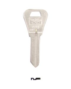 Do it Best Weiser Nickel Plated House Key, WR3 / 1054WB (10-Pack)