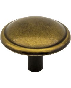 Elements Kingsport 1-1/4 In. Diameter Brushed Antique Brass Mushroom Knob