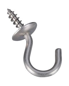 National 3/4 In. Stainless Steel Cup Hook