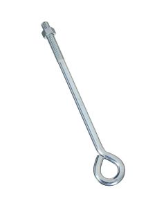 National 5/8 In. x 14 In. Zinc Eye Bolt with Hex Nut