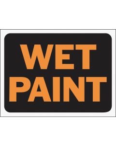 8.5x12 Wet Paint Sign