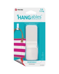 Velcro Brand Hangables 5 Lb. Capacity White Removable Large Hook