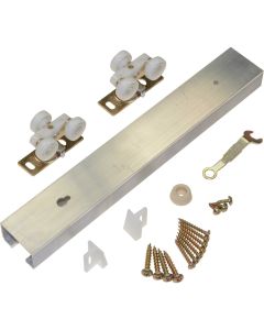 Johnson Hardware 36 In. W. Pocket Door Hardware Set with 72 In. Track
