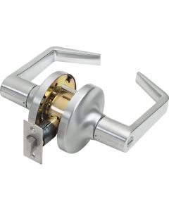 Tell Satin Chrome Privacy Door Lever