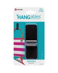 Velcro Brand Hangables 5 Lb. Capacity Black Removable Large Hook