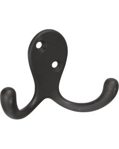 National Oil Rubbed Bronze Double Clothes Hook