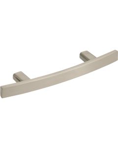Elements Thatcher 5-1/4 In. Overall Length Satin Nickel Curved Cabinet Bar Pull