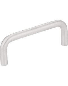 Elements Torino 3-5/16 In. Overall Length Brushed Chrome Cabinet Wire Pull