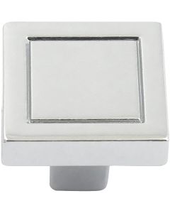 Laurey Cosmo 7/8 In. Polished Chrome Square Knob