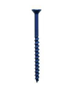 Simpson Strong-Tie Titen Turbo  1/4 in. x 4 in. 6-Lobe Flat-Head Concrete and Masonry Screw, Blue (25-Qty)