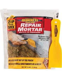 Quikrete Zip & Mix Mortar Polymermodified 3 Lb Repair Mortar Mix