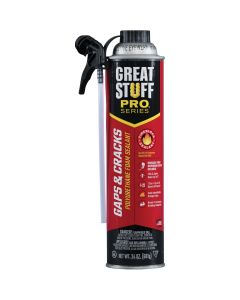 Great Stuff Pro Gaps & Cracks 24 Oz. Straw Foam