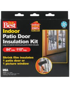 Do it Best 84 In. x 110 In. Indoor Shrink Film Window Kit