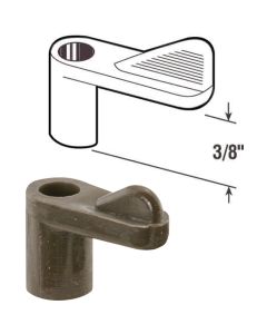 Prime-Line 3/8 In. Bronze Swivel Plastic Screen Clips with Screws (12 Count)