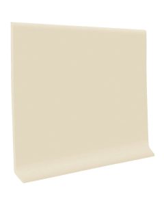 Roppe 4 In. x 4 Ft. Almond Vinyl Dryback Wall Cove Base