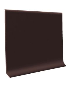 Roppe 4 In. x 4 Ft. Brown Vinyl Dryback Wall Cove Base