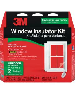 3M 62 In. x 84 In. Outdoor Window Insulation Kit (2-Pack)