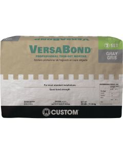 Custom Building Products VersaBond 25 Lb. Gray Fortified Thin-Set Mortar