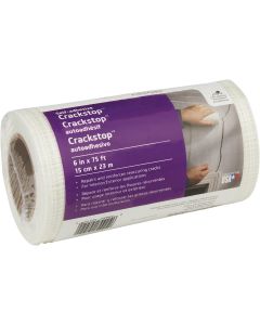 FibaTape Crackstop 6 In. x 75 Ft. Self-Adhesive Repair Fabric