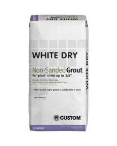 Custom Building Products White Dry 25 Lb. White Non-Sanded Tile Grout
