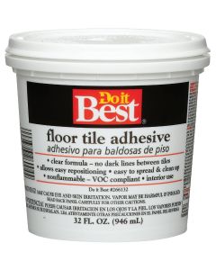Do it Best Clear Thin Spread Floor Tile Adhesive (Quart)