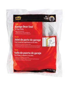 M-D 1-1/2 In. x 30 Ft. White Vina-Strip Garage Door Seal