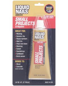 Liquid Nails 4 Oz. Small Projects Repair Multi-Purpose Adhesive
