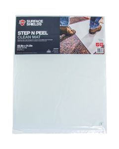 Surface Shields Step N Peel Clean Mat 25.5 In. x 31.5 In. Floor Protector