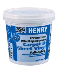 Henry 356 Felt Backed Sheet Flooring And Carpet Adhesive, Qt.
