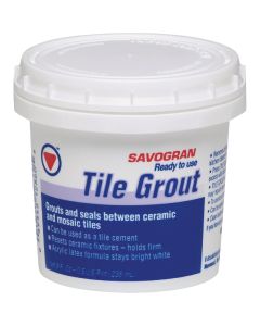 Savogran 1/2 Pint Bright White Pre-Mixed Tile Grout