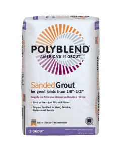 Custom Building Products Polyblend 25 Lb. Bright White Sanded Tile Grout