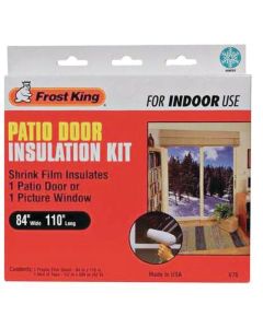 Frost King Indoor 84 In. x 110 In. Patio Door or Picture Window Insulation Kit