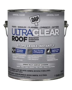 Dap Ultra Clear Roof 1 Gal. Waterproof Rubberized Roof Sealant