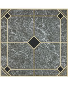 Home Impressions Blue and Gold 12 In. x 12 In. Vinyl Floor Tile (45 Sq. Ft./Box)