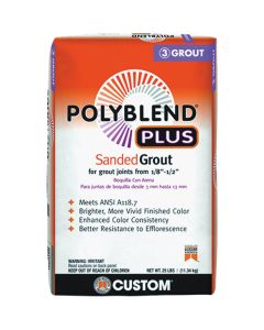 Custom Building Products PolyBlend PLUS 25 Lb. Bright White Sanded Tile Grout