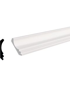 CraftMark Plymouth Shaker 3 In.W. x 96 In. L. x 15/16 In. D. Crown Molding