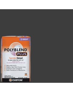Custom Building Products PolyBlend PLUS 25 Lb. Charcoal Sanded Tile Grout