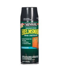 11.5 Oz Minwax 33255 Clear Helmsman Spar Urethane Spray, Satin