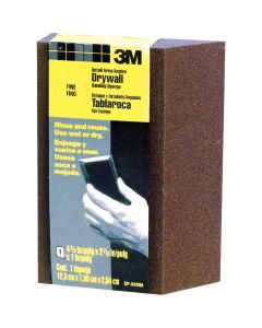 3M Angled Detail Area Drywall 2-7/8 In. x 4-7/8 In. x 1 In. Fine Sanding Sponge