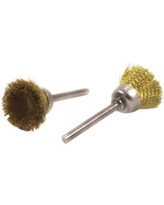 Forney 2-Piece Brass Cup Brush Set