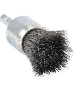 Forney 1 In. Hex .012 In. Drill-Mounted Wire Brush