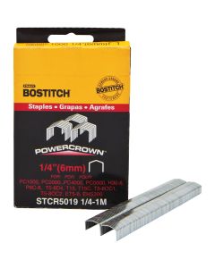 Bostitch Powercrown Hammer Tacker Staple, 1/4 In. (1000-Pack)