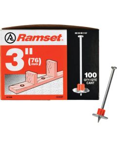 Ramset 3 In. Fastening Pin with Washer (100-Pack)