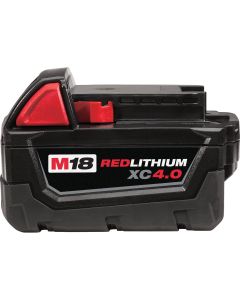 Milwaukee M18 REDLITHIUM XC 18 Volt Lithium-Ion 4.0 Ah Extended Capacity Tool Battery