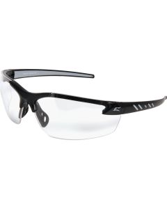 Edge Eyewear Zorge G2 Gloss Black Frame Safety Glasses with Clear Lenses
