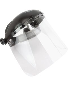 Forney 15-1/2 In. x 8 In. Face Shield Visor with Ratchet Headgear