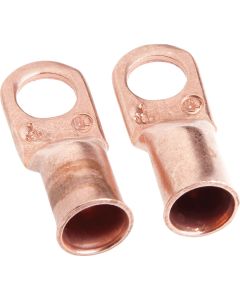 Forney #1 Cable x 3/8 In. Stud Copper Cable Lug (2-Pack)