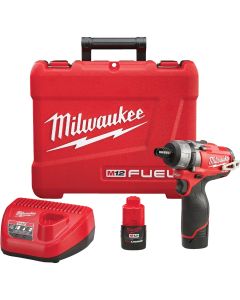 Milwaukee M12 FUEL 12-Volt Lithium-Ion Brushless 1/4 In. Cordless Screwdriver Kit