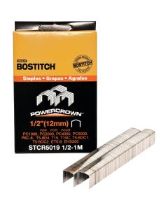 Bostitch Powercrown Hammer Tacker Staple, 1/2 In. (1000-Pack)